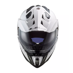 Kask motocyklowy Dual Sport LS2 Explorer Gloss White